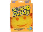 A package of Scrub Daddy cleaning sponges, featuring a smiley face design.