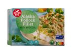 Ocean Sea fagyasztott alaszkai pollockfilé brokkolival.