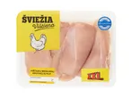 XXL vištienos krūtinėlės filė pakuotė, Eurofins kokybės kontrolė.