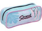 Stitch etui met tropische print in pasteltinten.