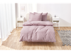 Light pink bedding set.