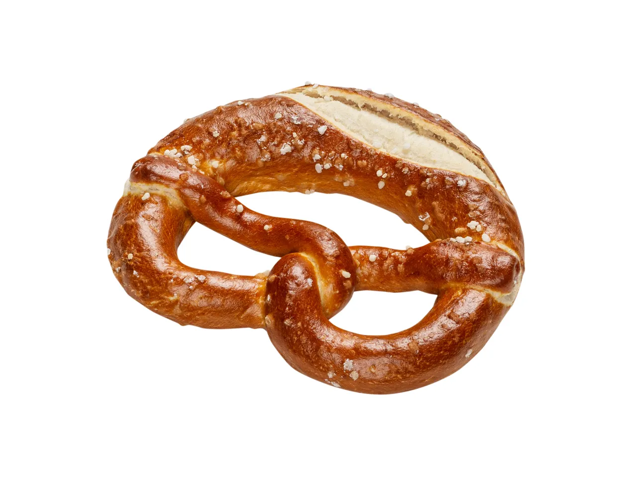 Suolapretzel, leivonnainen.