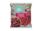 Colorful gnocchi with beetroot in a bag, featuring a vegetarian label and 400g weight.