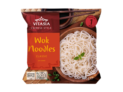 Előfőzött woktészta*