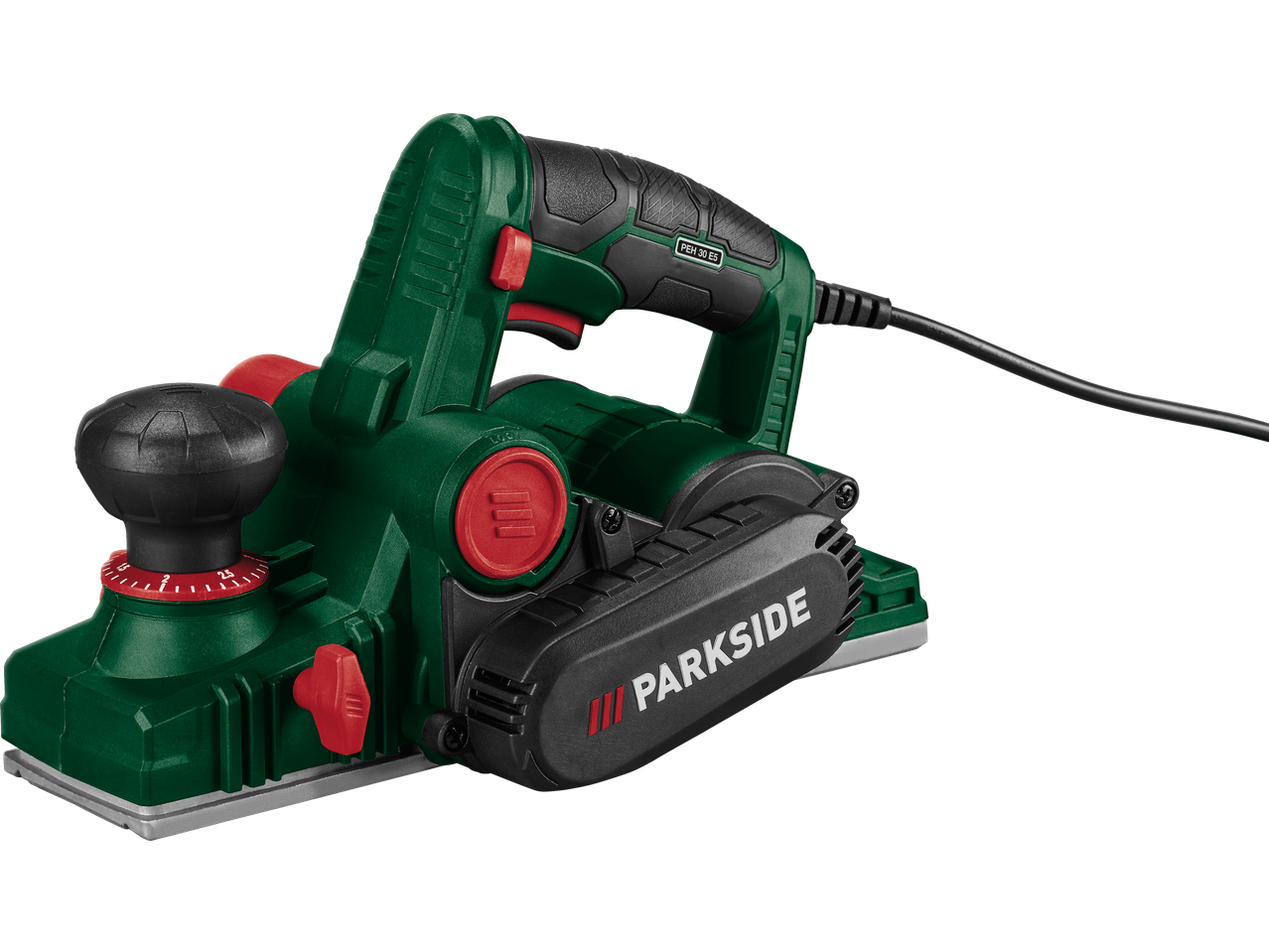 Parkside® 750W Electric Planer PEH 30 E5, green and black with red accents
