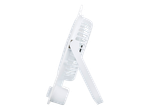 TRONIC miniventilaator valge, jalaga, külgvaade