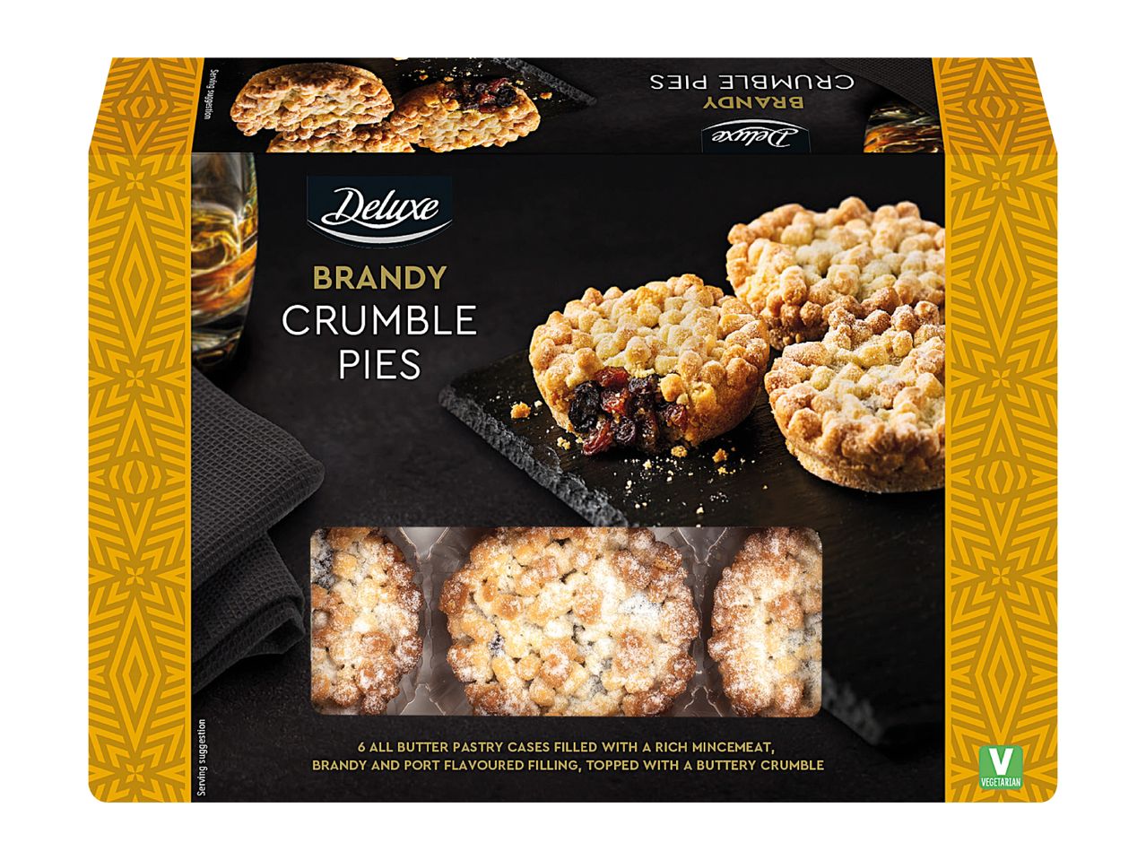 Brandy Crumble Mince Pies