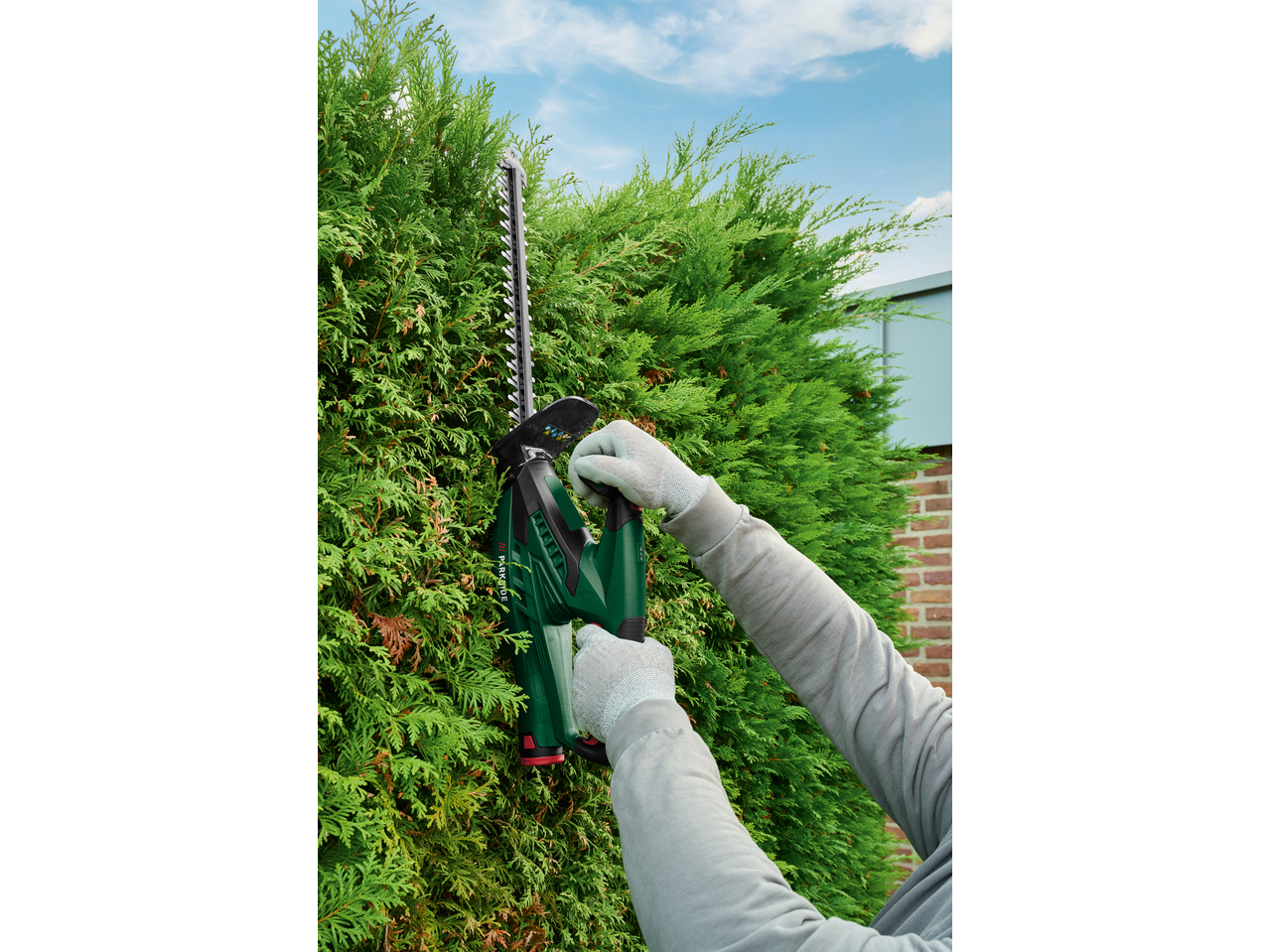 PARKSIDE Akku-Heckenschere 12 V tunde un gard viu verde