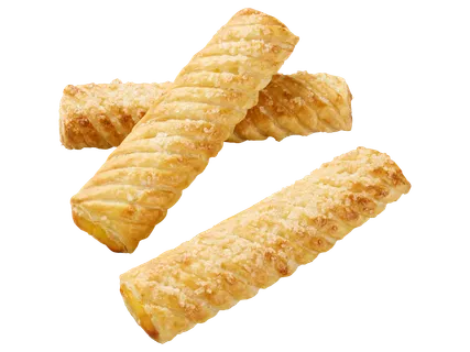 Bladerdeegstengel met high protein vanillevulling