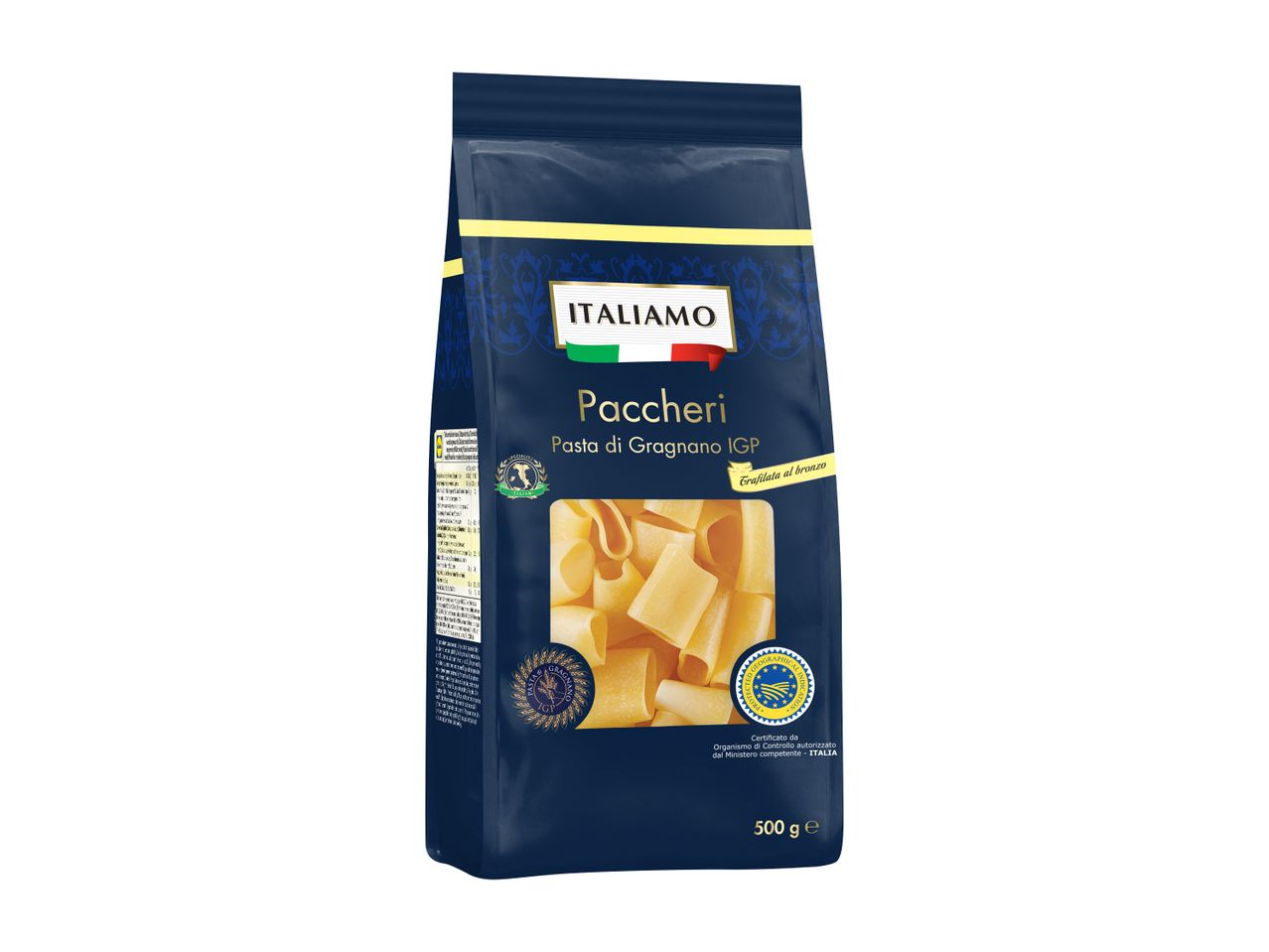 Pakiranje testenin Barilla Farfalle.