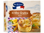 4 Duc de Coeur mini-gratins, Franse stijl, diepvries.
