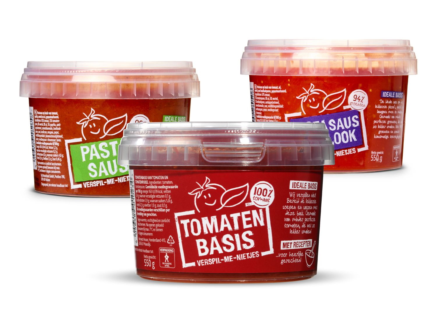 Verspil-me-niet pastabasis