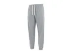 Light grey men's joggers with a white drawstring, elasticated waist, and cuffed ankles.