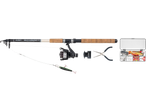 Σετ ψαρέματος CRIVIT Multi-X Spin Pike με καλάμι, μηχανισμό, δολώματα και αξεσουάρ.