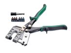 A Parkside rivet gun with a set of screwdriver bits and a magnetic bit holder.