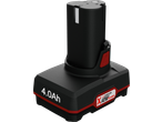 Bateria Parkside 4.0Ah X 12V Team, preta com detalhes vermelhos
