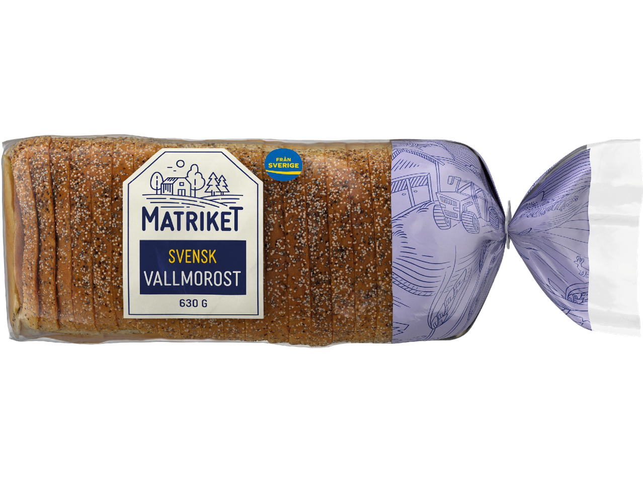 Paket med Matrikets Surdeg Kalljäst bröd.