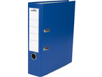 Crelando A4 Lever Arch File in blue, with a label on the spine and metal finger hole.