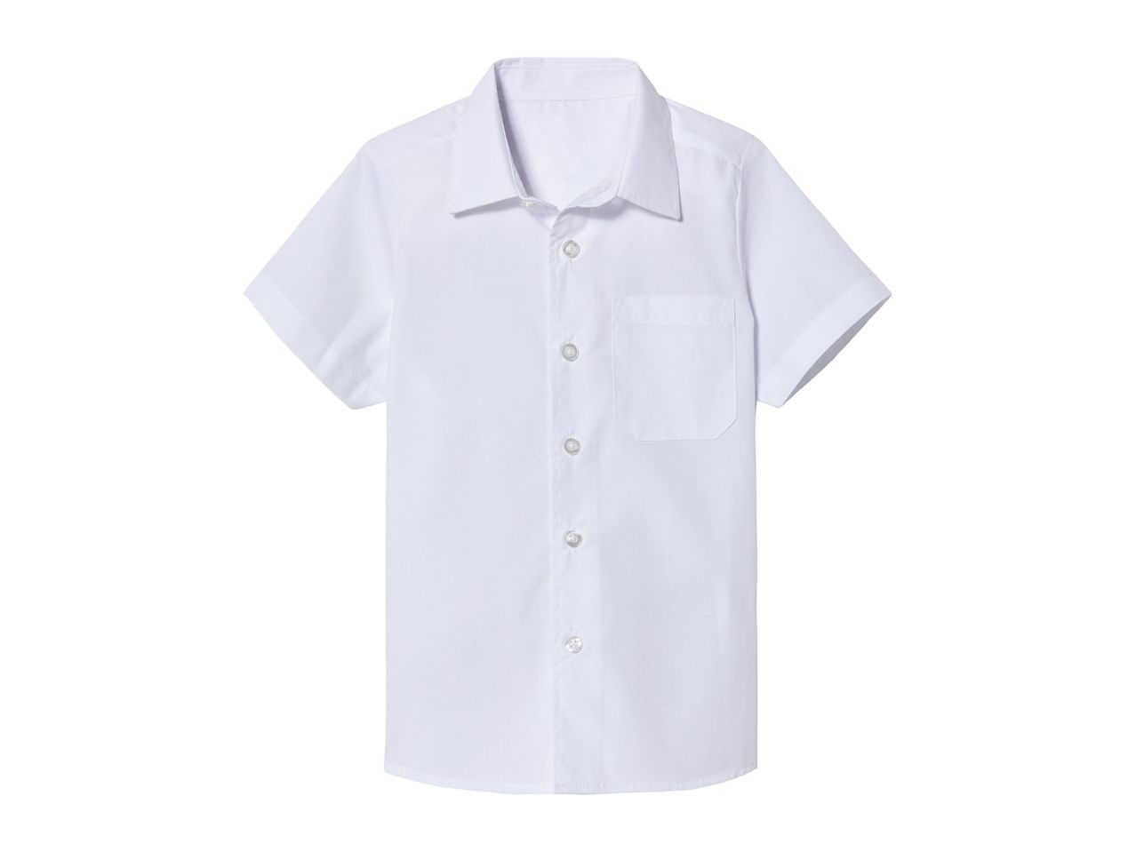 White short-sleeved shirt for kids.