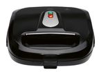 3 в 1 тостер  Silvercrest® Kitchen Tools в черен цвят с индикатор за печене, затворен.