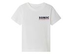 Fehér Sonic the Hedgehog gyerek póló.
