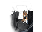 Zoofari® Cobertura protetora para carro com cão, vista traseira.