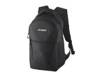 Black backpack with adjustable shoulder straps and side mesh pocket