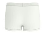 White men's boxer briefs with visible stitching, back view.