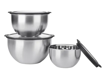 Nemesacél tálkészlet