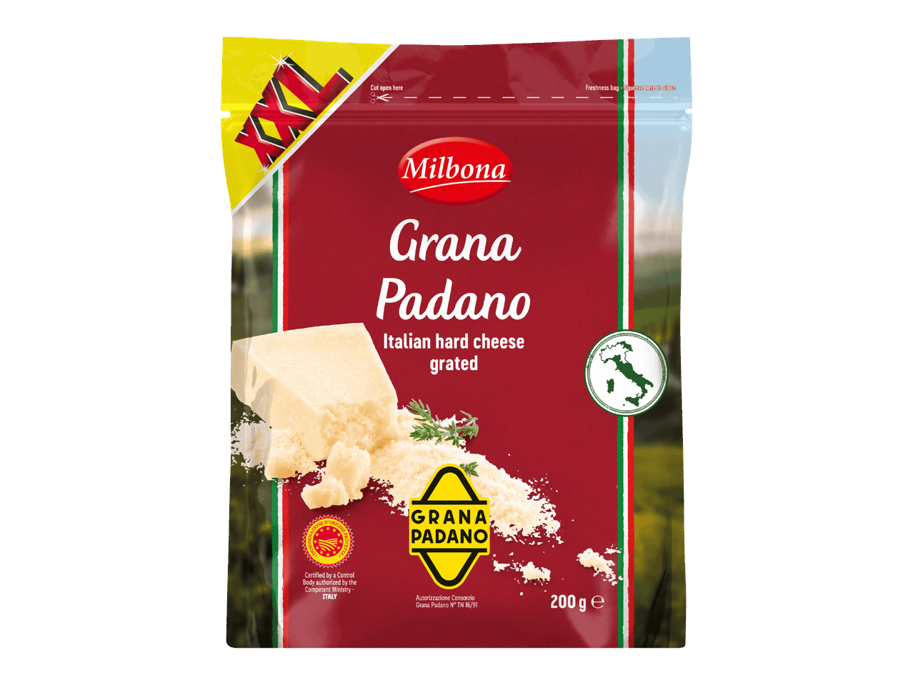 Grana Padano -juustoraaste XXL