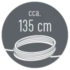 Etichetă: aprox. 135 cm