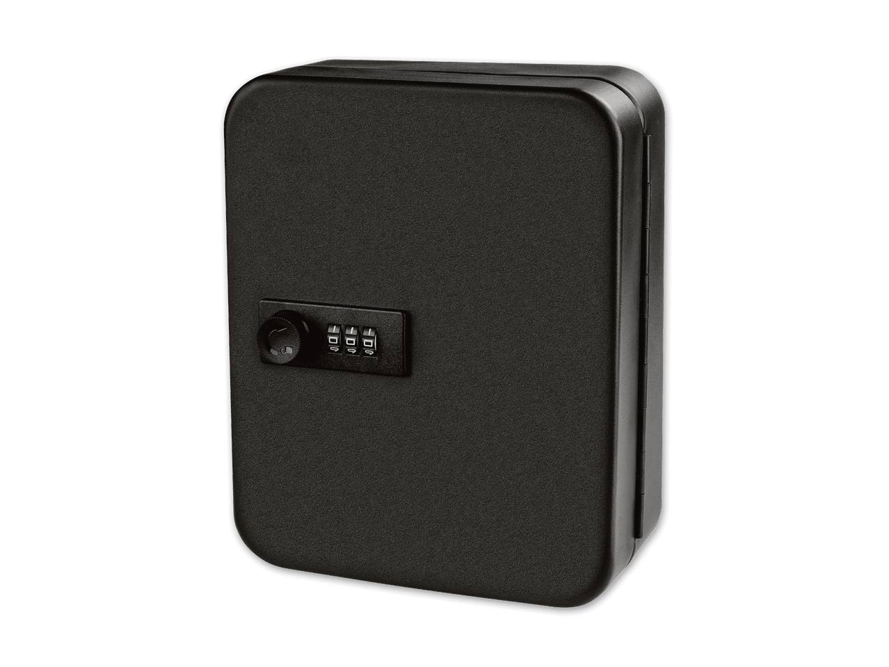 Schwarzer Schlüsselsafe mit Zahlenschloss