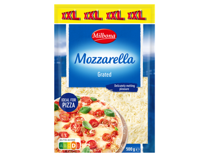 Milbona Geraspte mozzarella