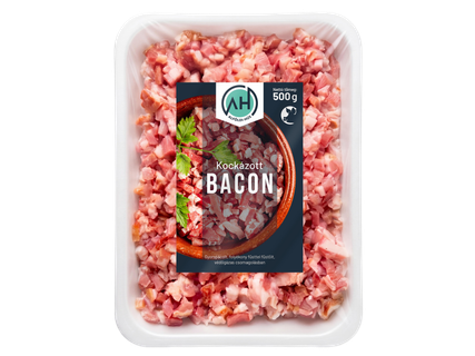 Kockázott bacon
