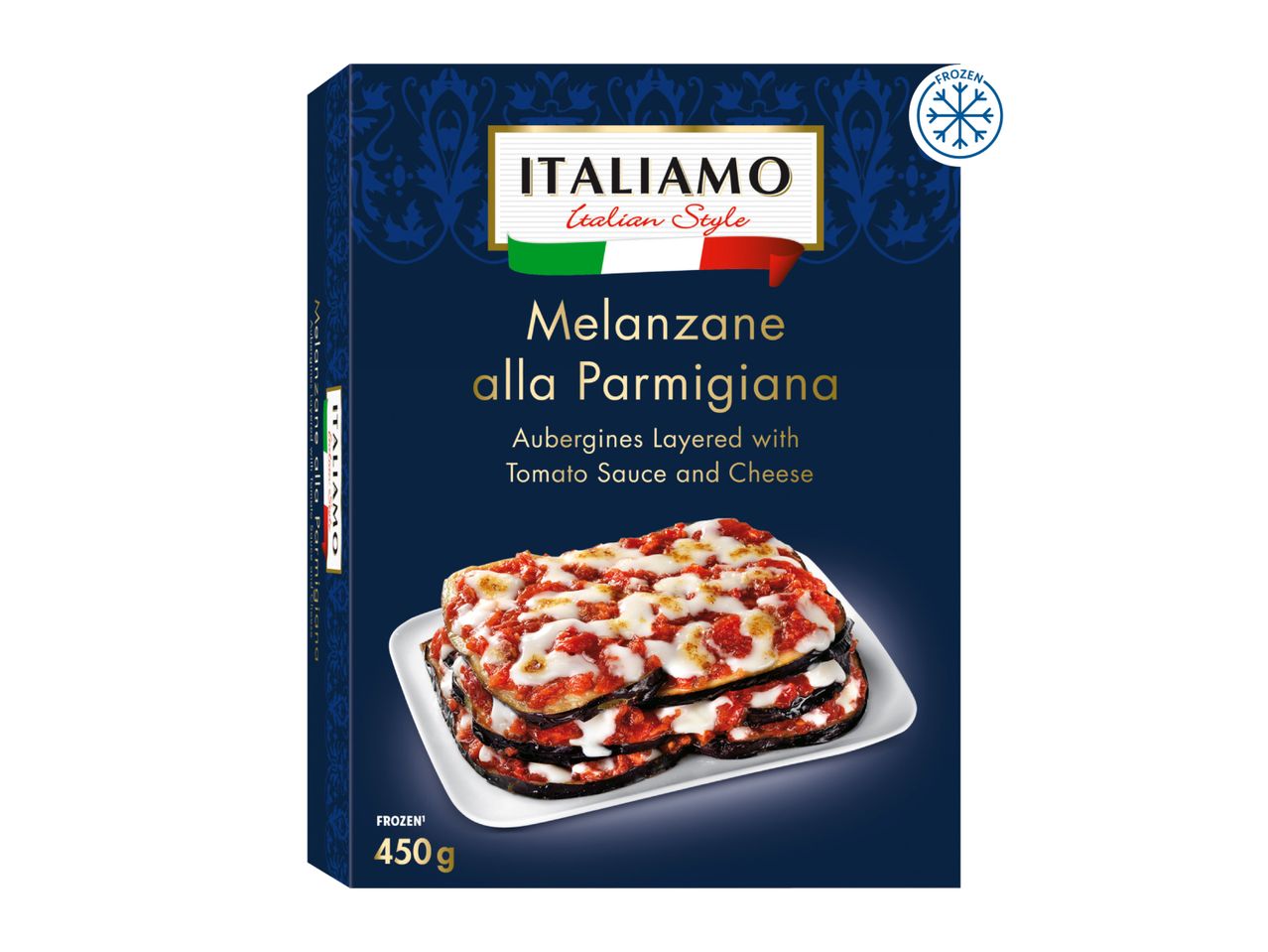 Aubergine Layered With Tomato Sauce and Cheese