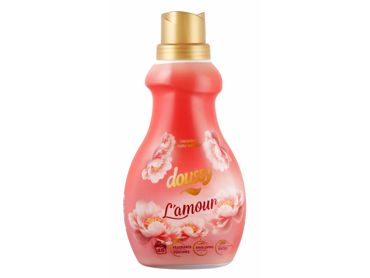 Mehčalec za perilo Dousy L'amour z vonjem cvetja.
