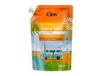 Συσκευασία υγρού σαπουνιού Cien Tropical Breeze, 750ml, με τροπικό θέμα.