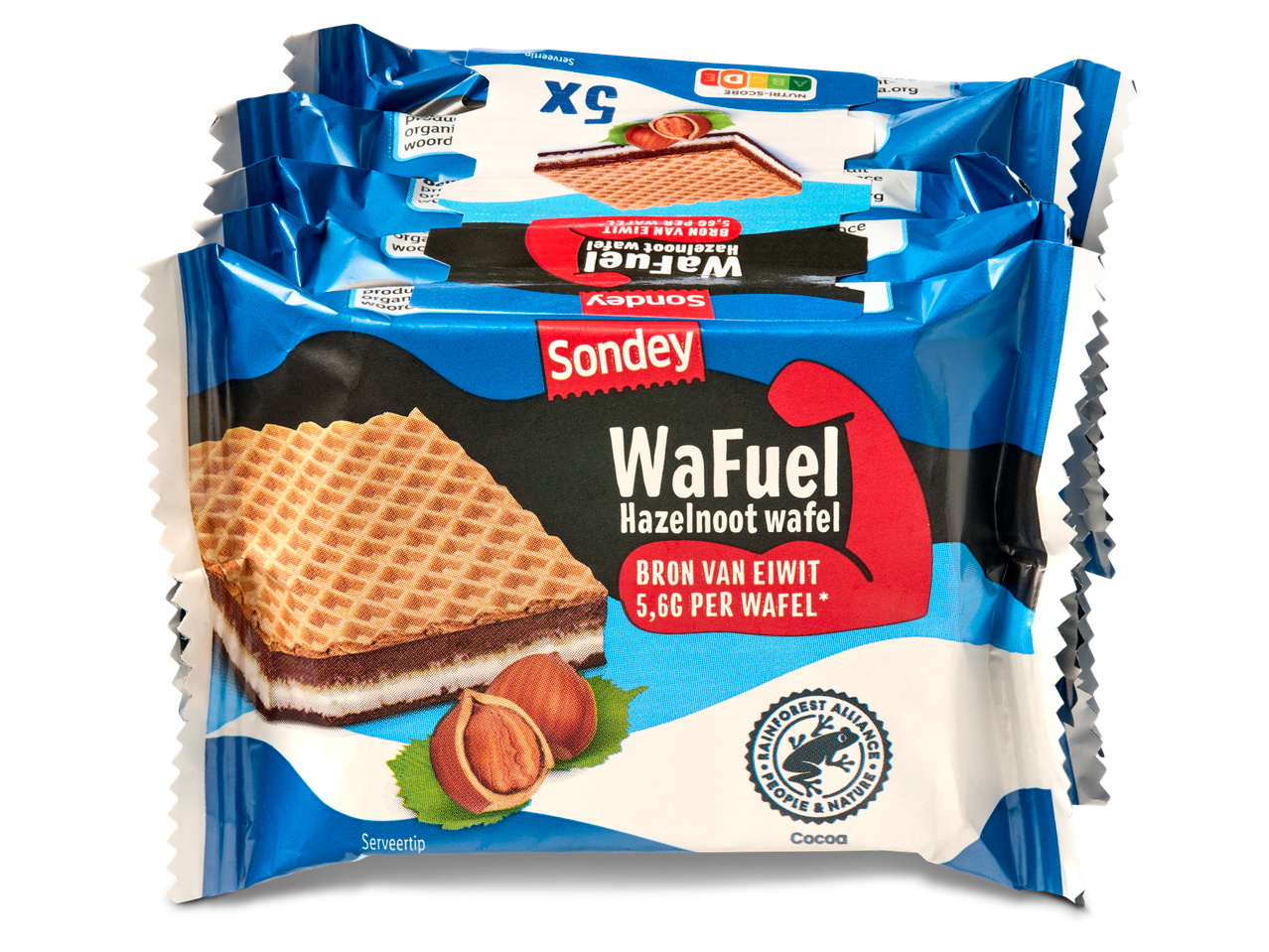Ga naar volledige schermweergave: Melk-hazelnootwafels protein - afbeelding 1