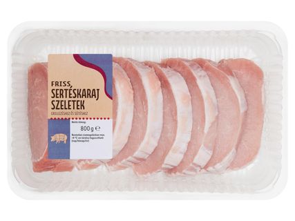 Friss, szeletelt sertéskaraj