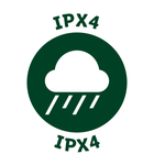 IPX4 certifikat: zaštita od prskanja vodom.