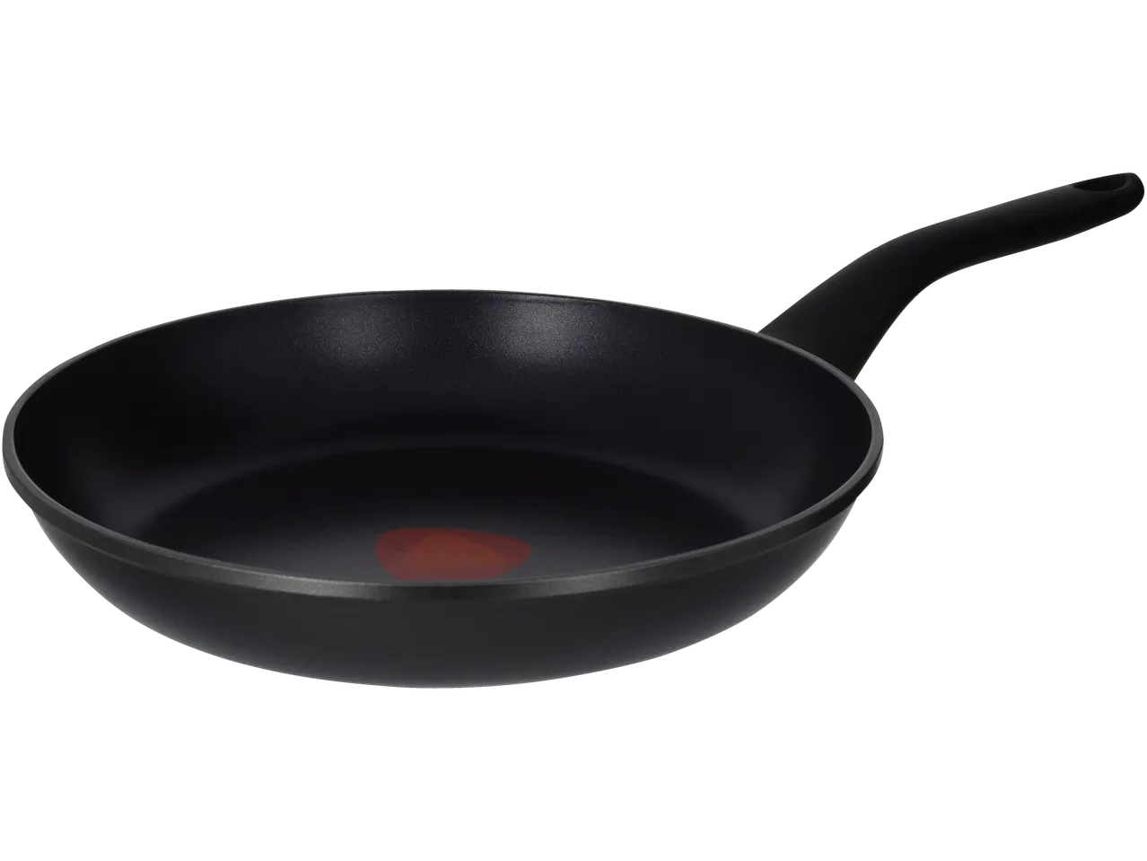 Crni aluminijumski tiganj Silvercrest® sa crvenim Thermo-Spot indikatorom.