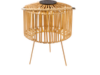 LIVARNO lanterna solar LED de bambu com três pernas e corda