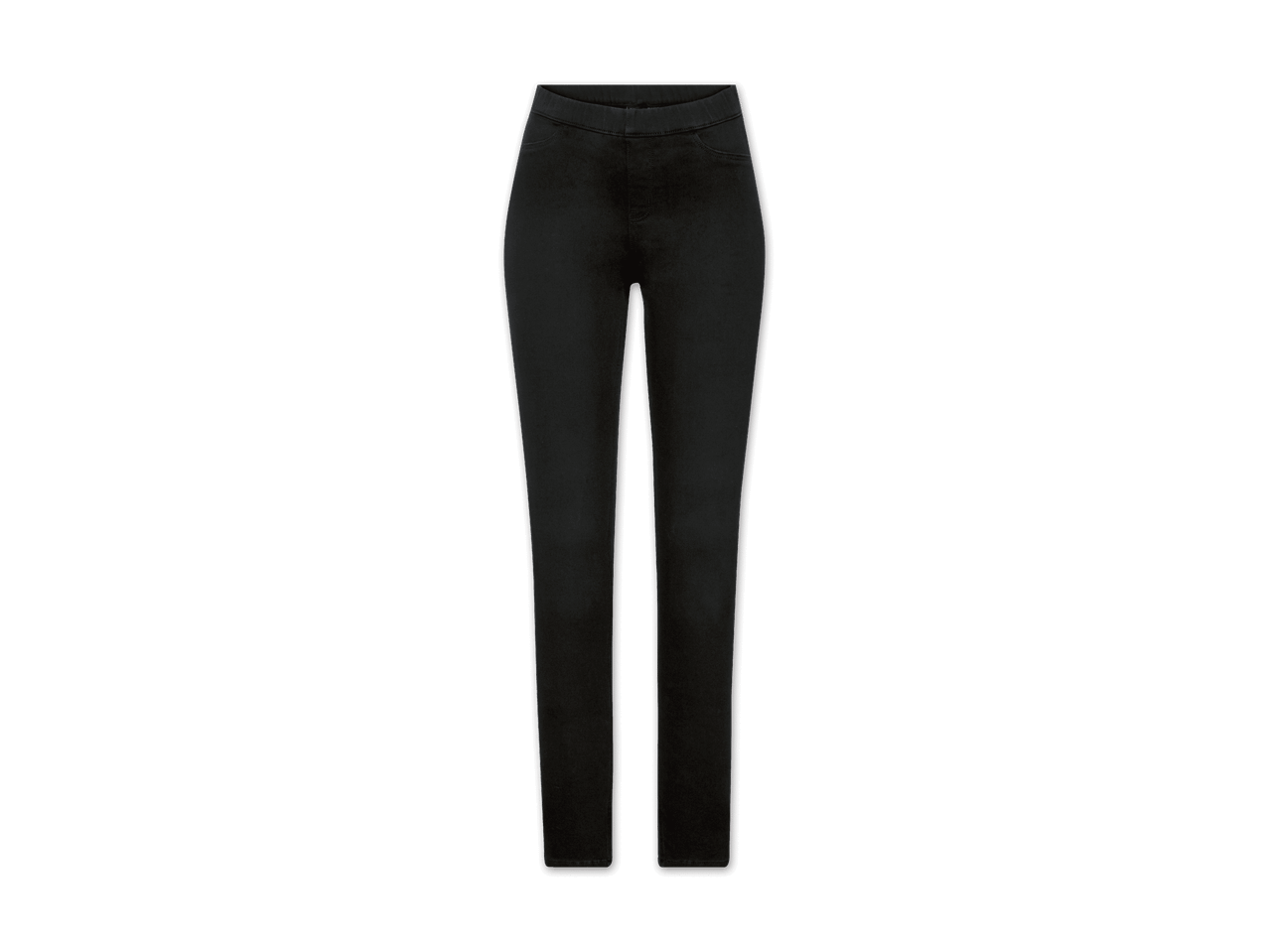 Schwarze Leggings.