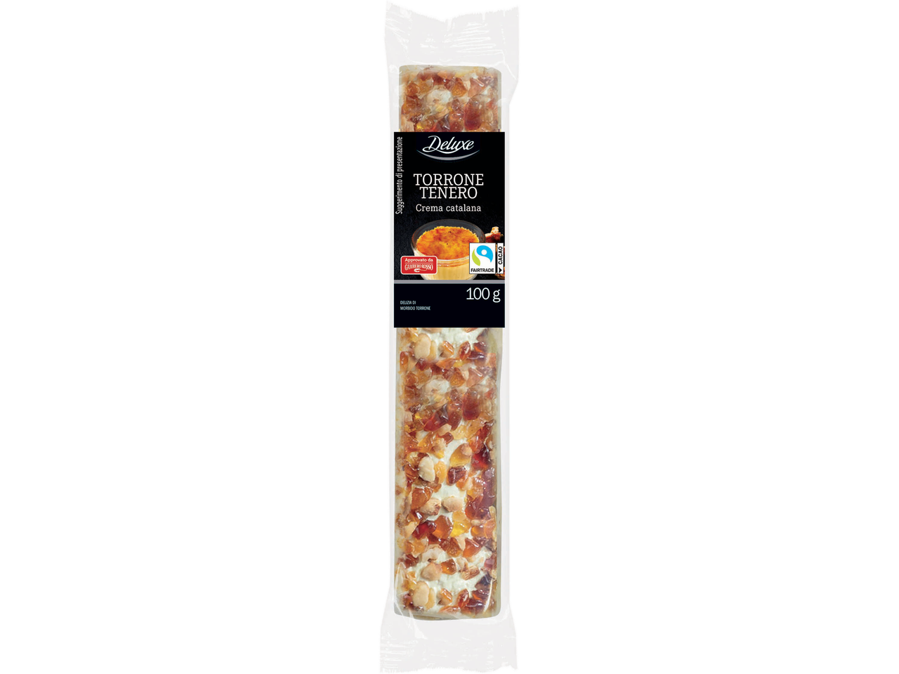 Stecca di torrone tenero gusto crema catalana