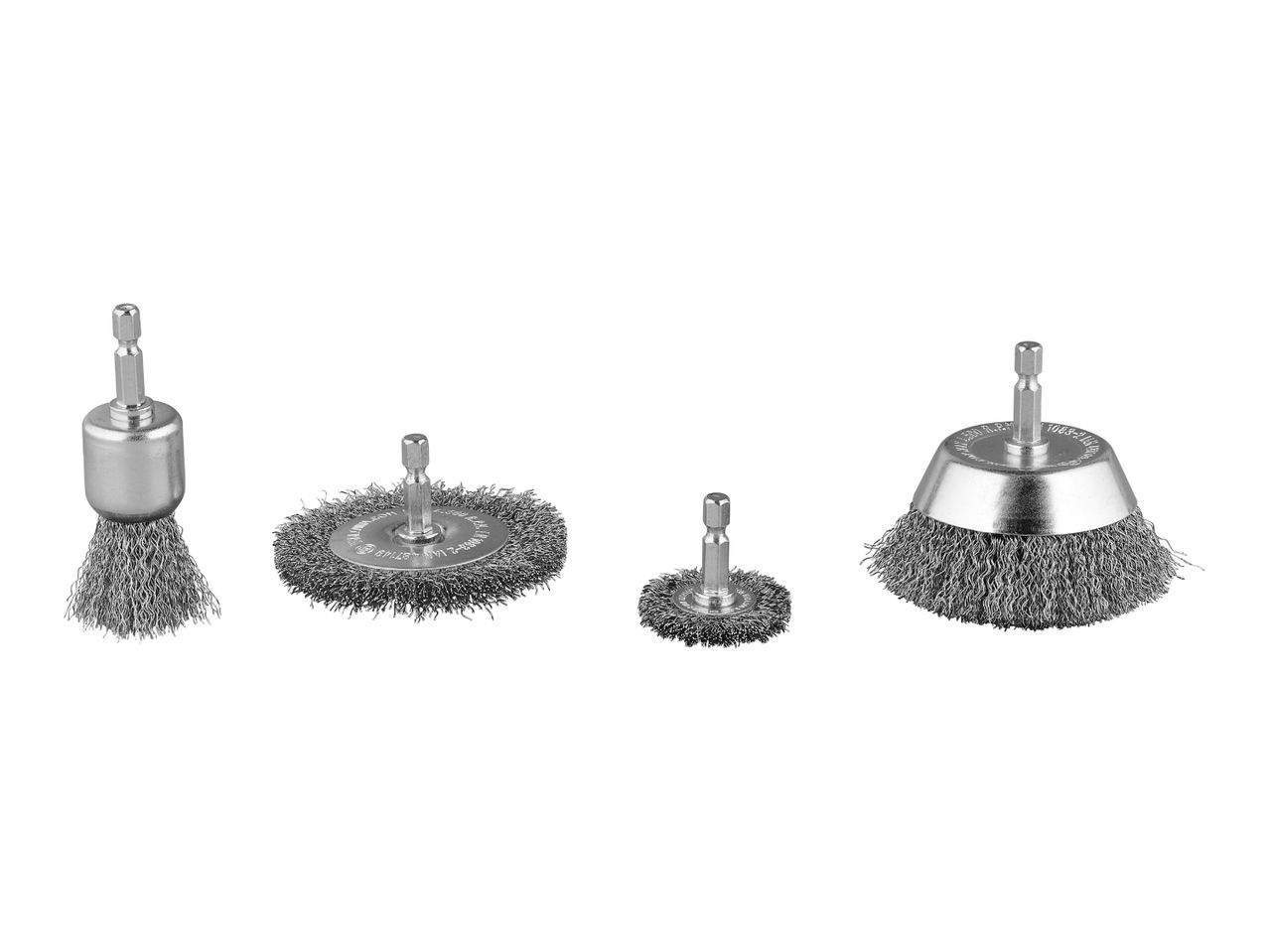 Parkside 7-Piece Polishing Set / 4-Piece Wire Brush Set