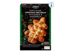 Deluxe Tear & Share Christmas Tree Bread with Garlic & Mozzarella, 662g, chilled.