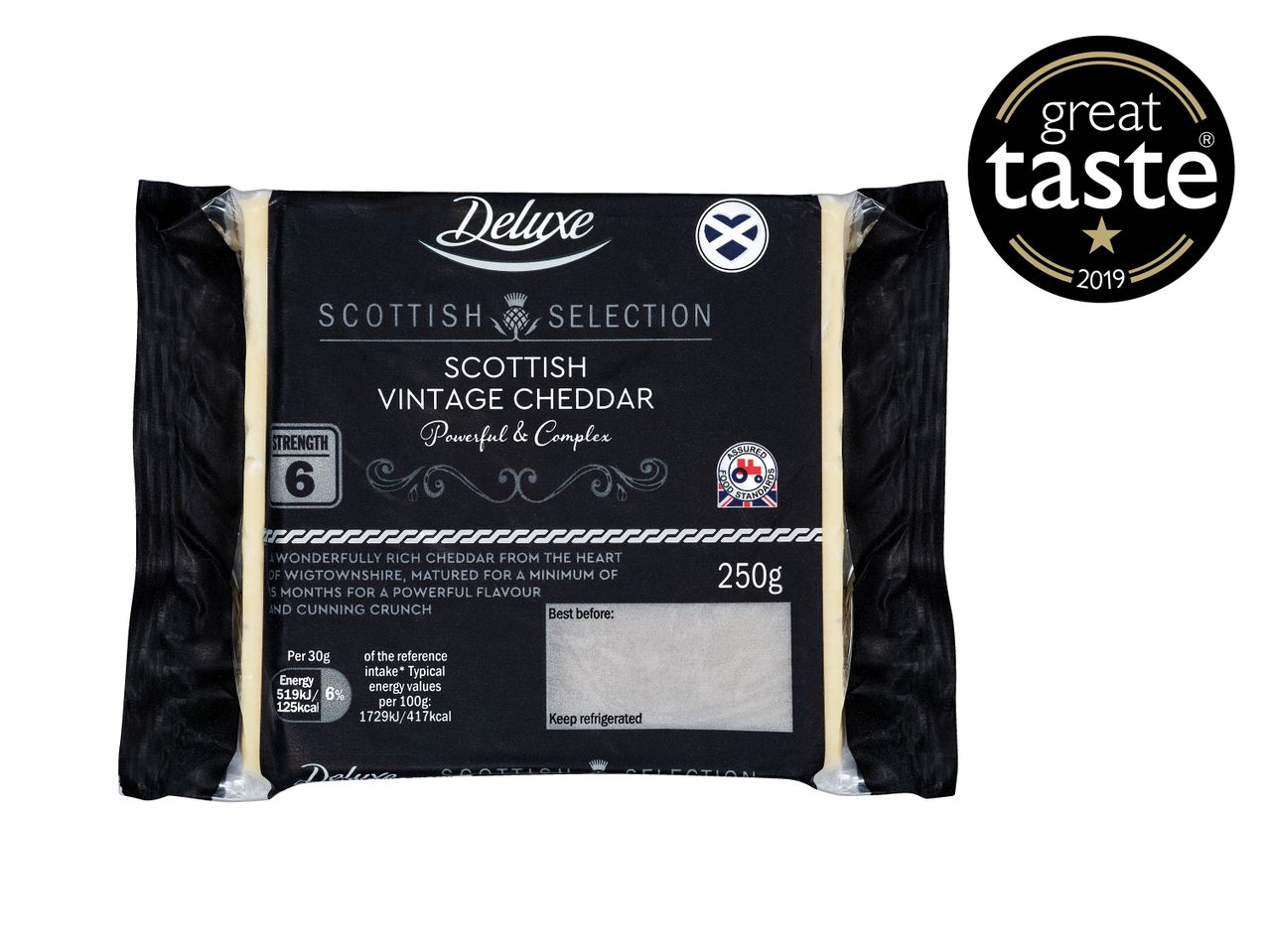 Go to full screen view: Deluxe Scottish Vintage Cheddar - Image 1