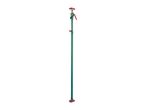 Green and red telescopic prop for construction work