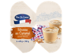 Mousse de caramel Duc De Coeur, stil francez.