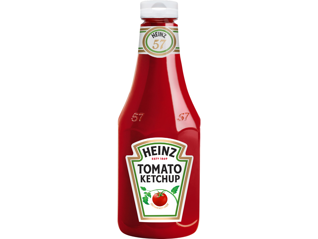 Flaska med Heinz ketchup.